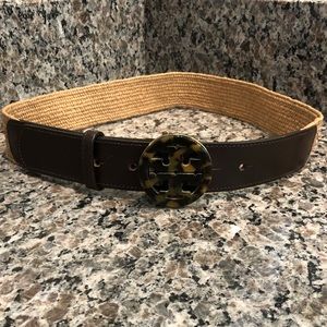 Tory Burch Belt with Tortoise Buckle
